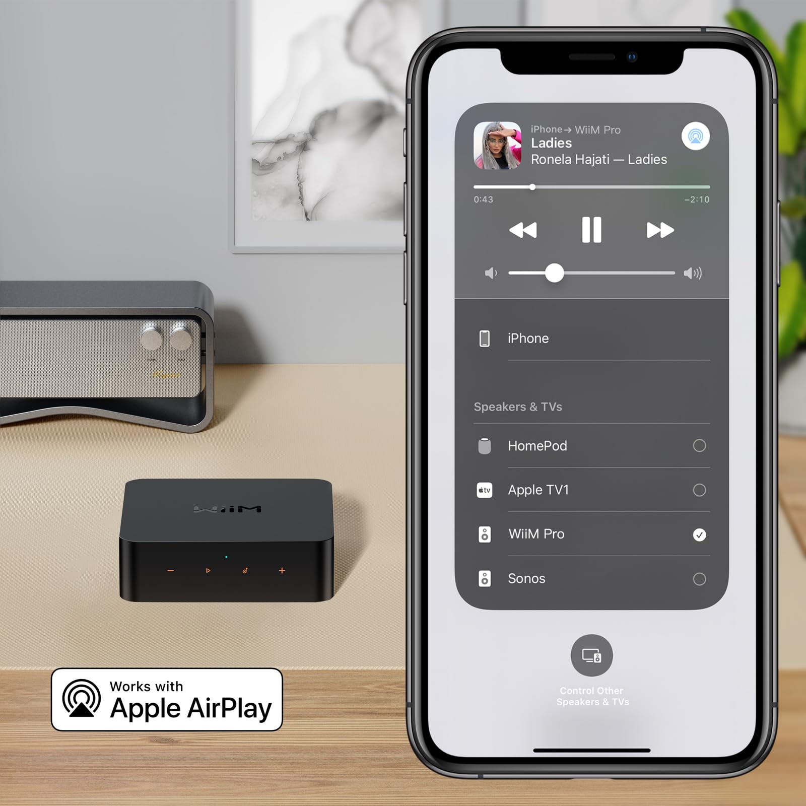 wiim-pro-streamer-musicale-per-stereo-con-airplay-2-e-google-cast image 3