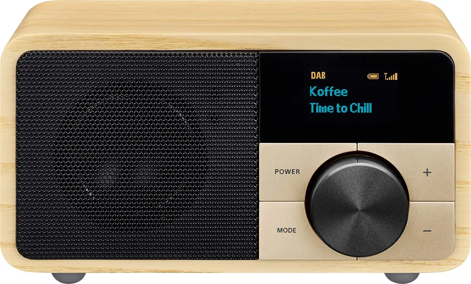 sangean-ddr-7-mini-radio-dab-fm-bluetooth-legno-chiaro image 1