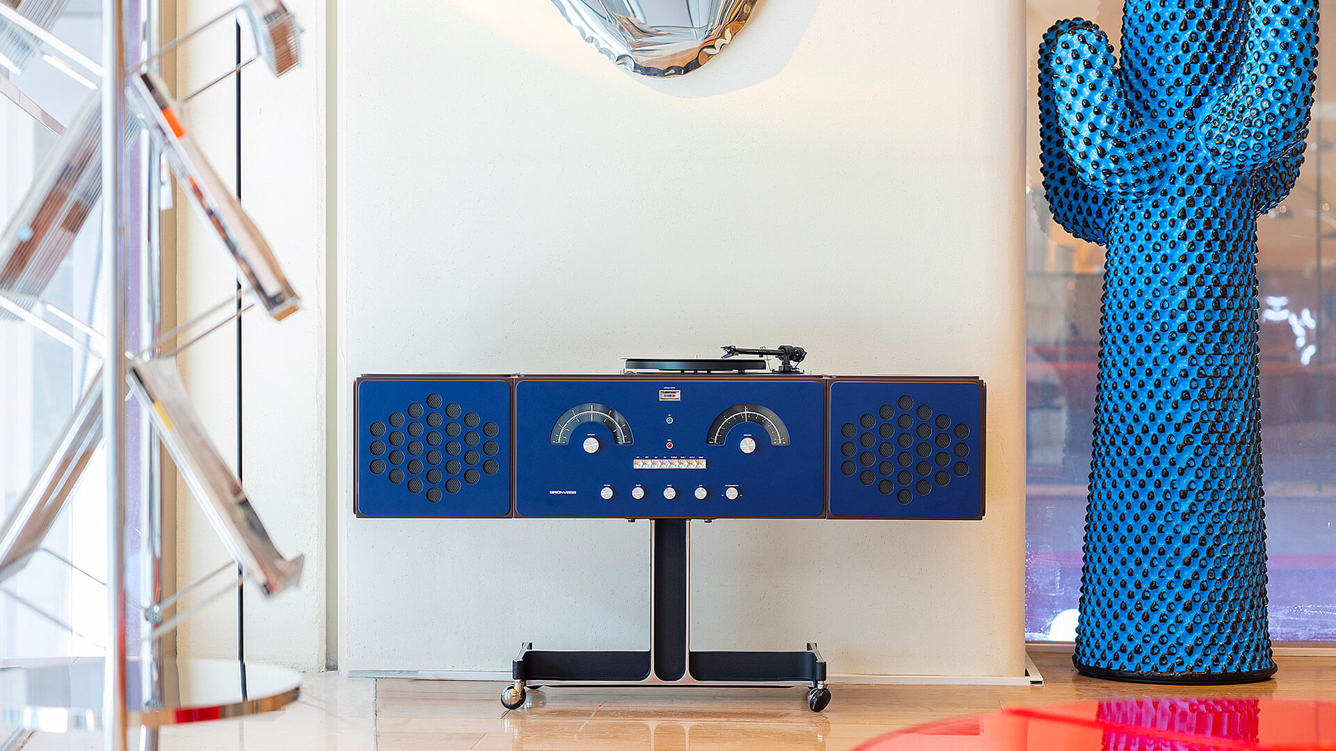 brionvega-radiofonografo-blu-radio-giradischi image 8