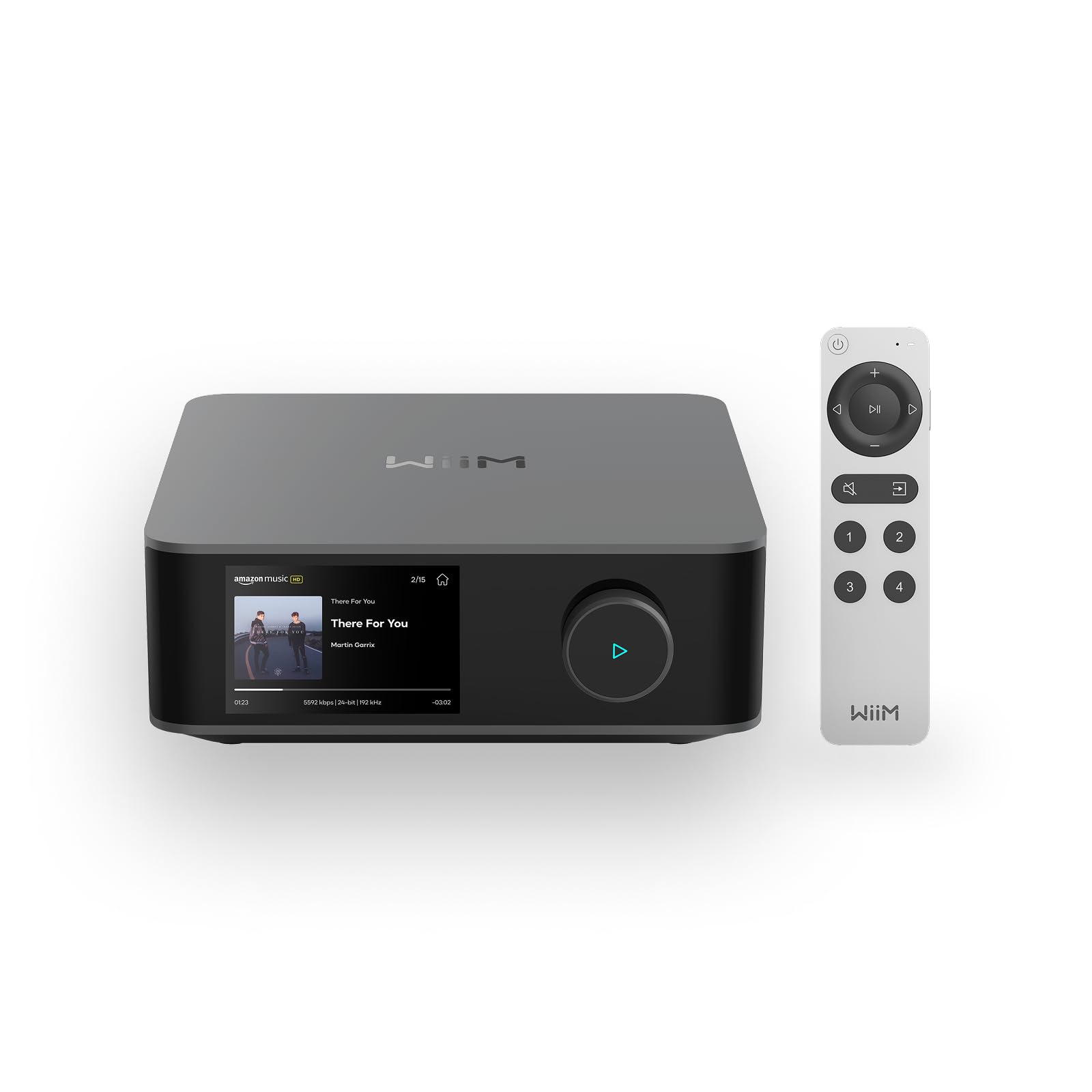 wiim-amp-ultra-amplificatore-stereo-streaming-hdmi-arc-grigio image 1