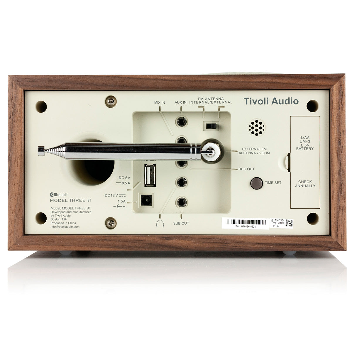 tivoli-audio-model-three-bt-radiosveglia-in-legno-am-fm-con-bluetooth image 8