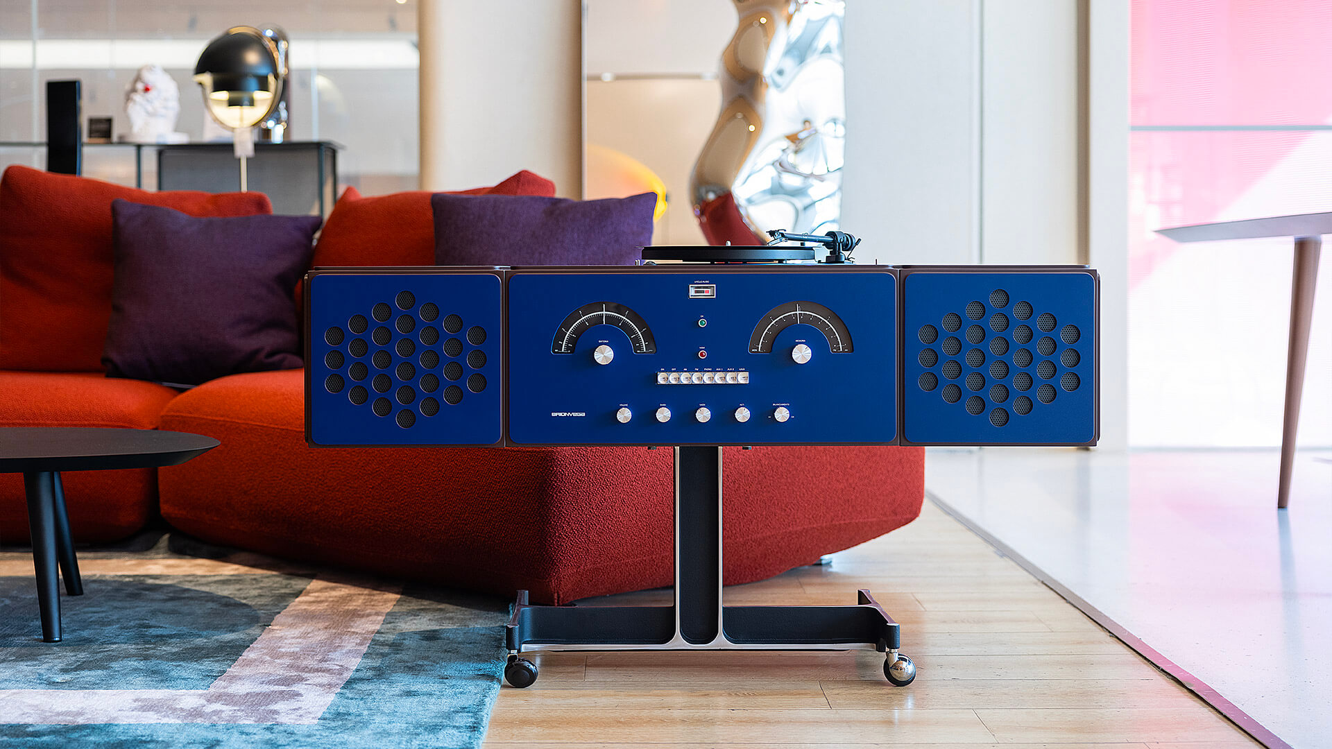 brionvega-radiofonografo-blu-radio-giradischi image 7