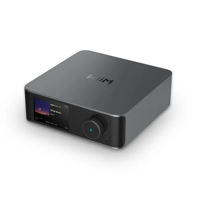 wiim-ultra-streamer-musicale-hi-res-con-touchscreen-e-dac-ess-grigio image 1