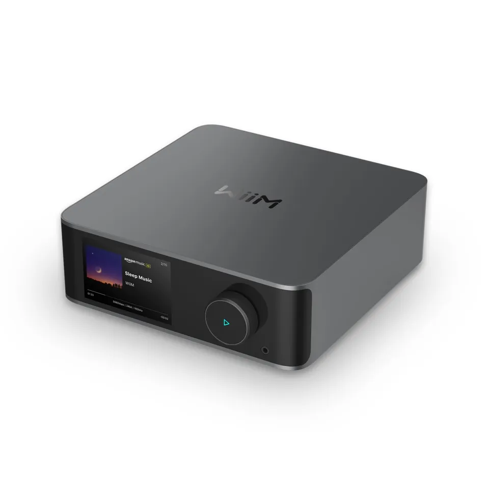 wiim-ultra-streamer-musicale-hi-res-con-touchscreen-e-dac-ess-grigio image 1