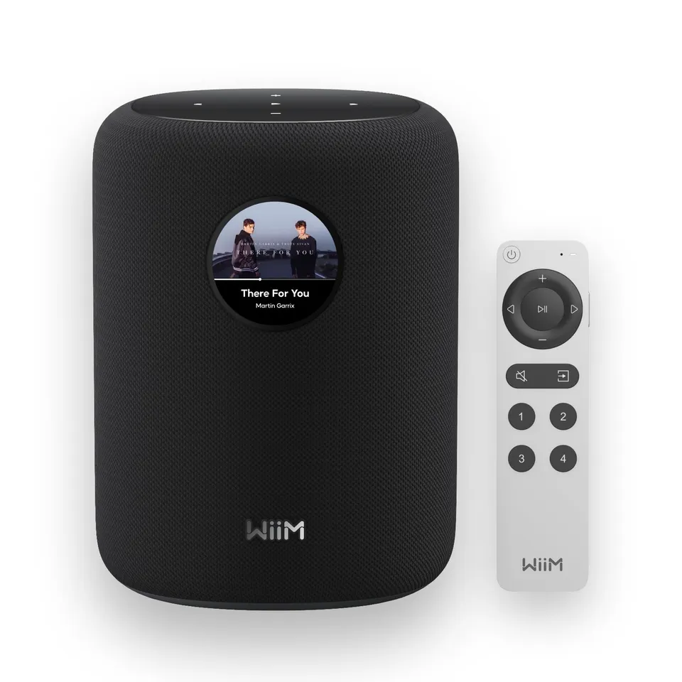 wiim-sound-smart-speaker-hi-res-wifi-con-touchscreen-nero image 1