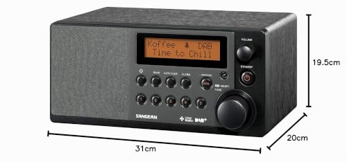 sangean-ddr-31-plus-radio-digitale-dab-fm-da-tavolo-nera image 7
