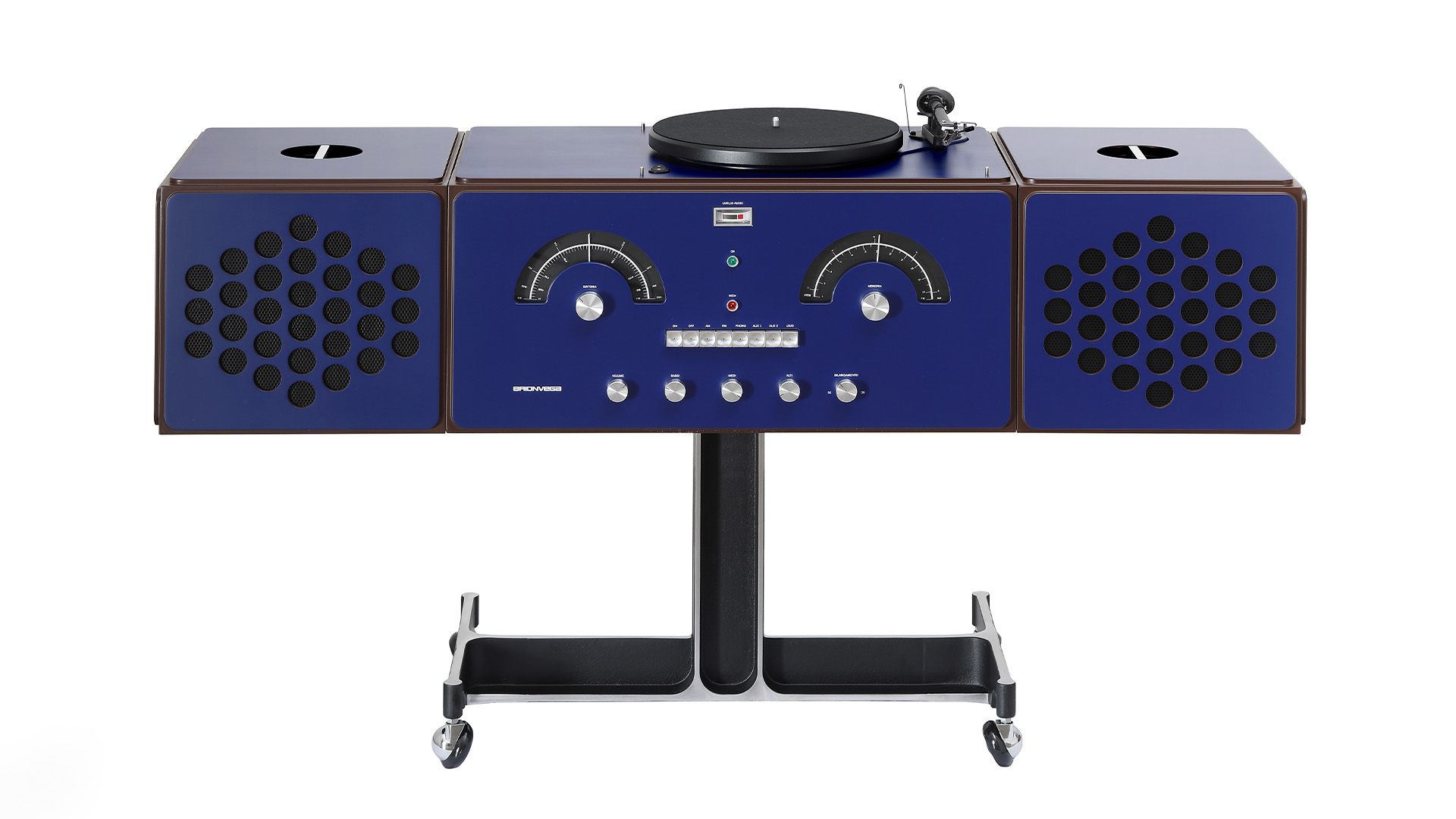 brionvega-radiofonografo-blu-radio-giradischi image 1