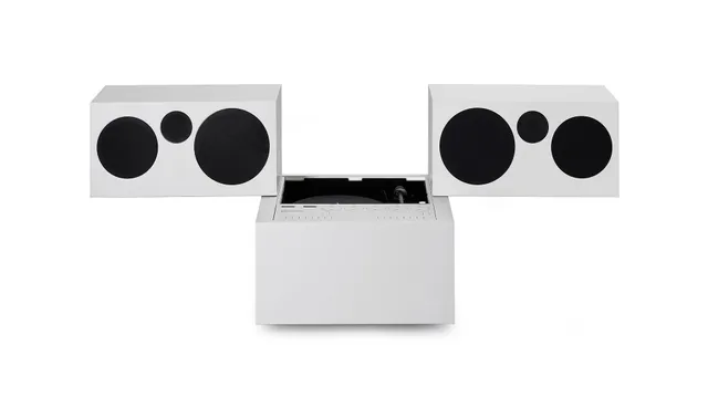 brionvega-totem-bianco-radio-verticale-design image 1