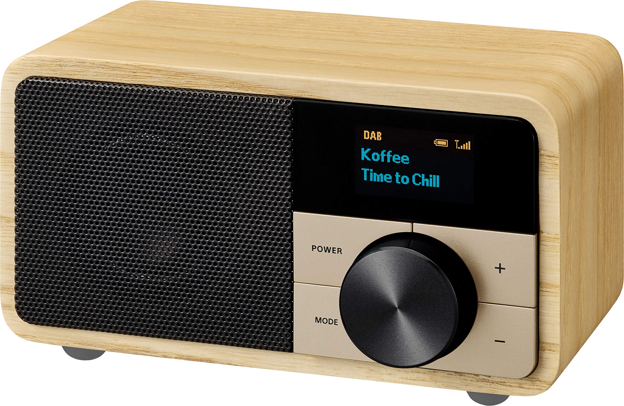 sangean-ddr-7-mini-radio-dab-fm-bluetooth-legno-chiaro image 2