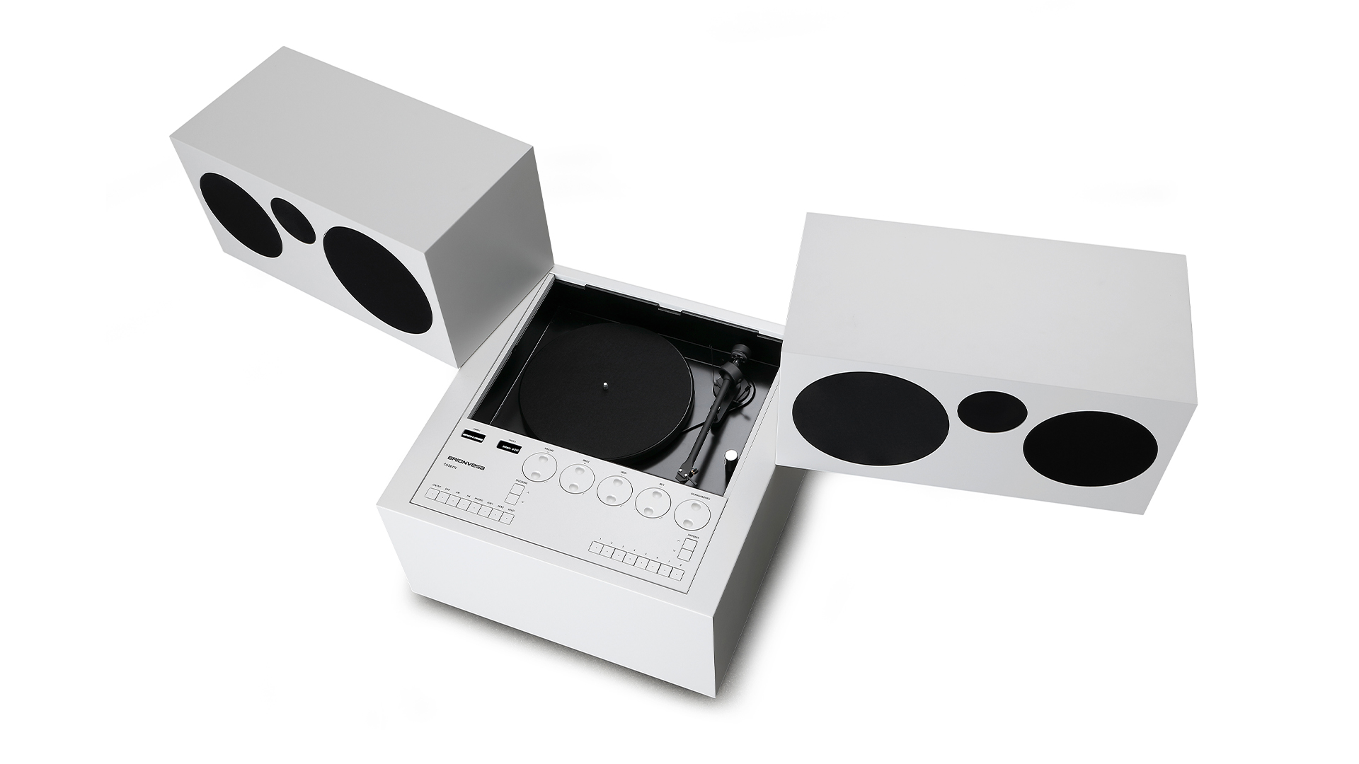 brionvega-totem-bianco-radio-verticale-design image 2