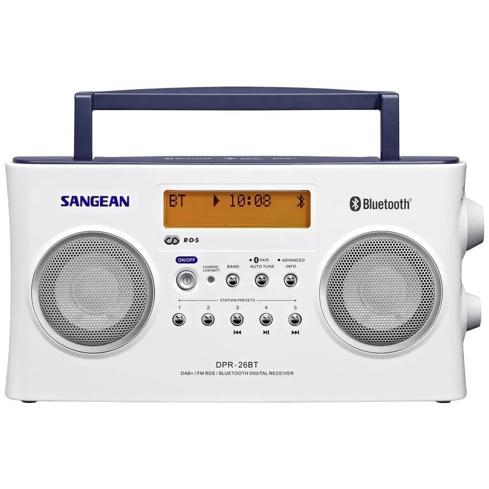 sangean-dpr-26-bt-radio-portatile-dab-fm-bluetooth-bianca image 1