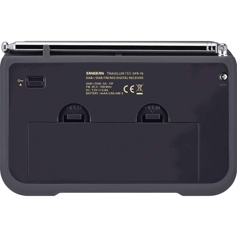 sangean-dpr-76-radio-portatile-dab-fm-ricaricabile-nera image 3